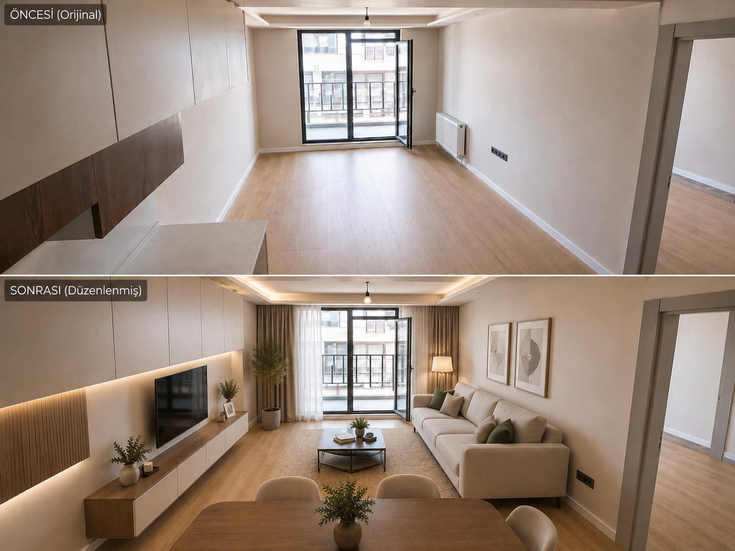 BAĞLICA MAHALLESİ'NDE MODERN 2+1 SATILIK DAİRE fotoğraf 3