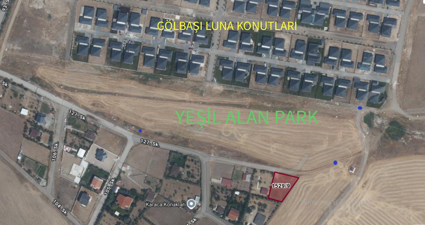 ANKARA GÖLBAŞI BAHÇELİEVLER 'DE ÖNÜ PARK 750M² VİLLA İMARLI ARSAr fotoğraf 2